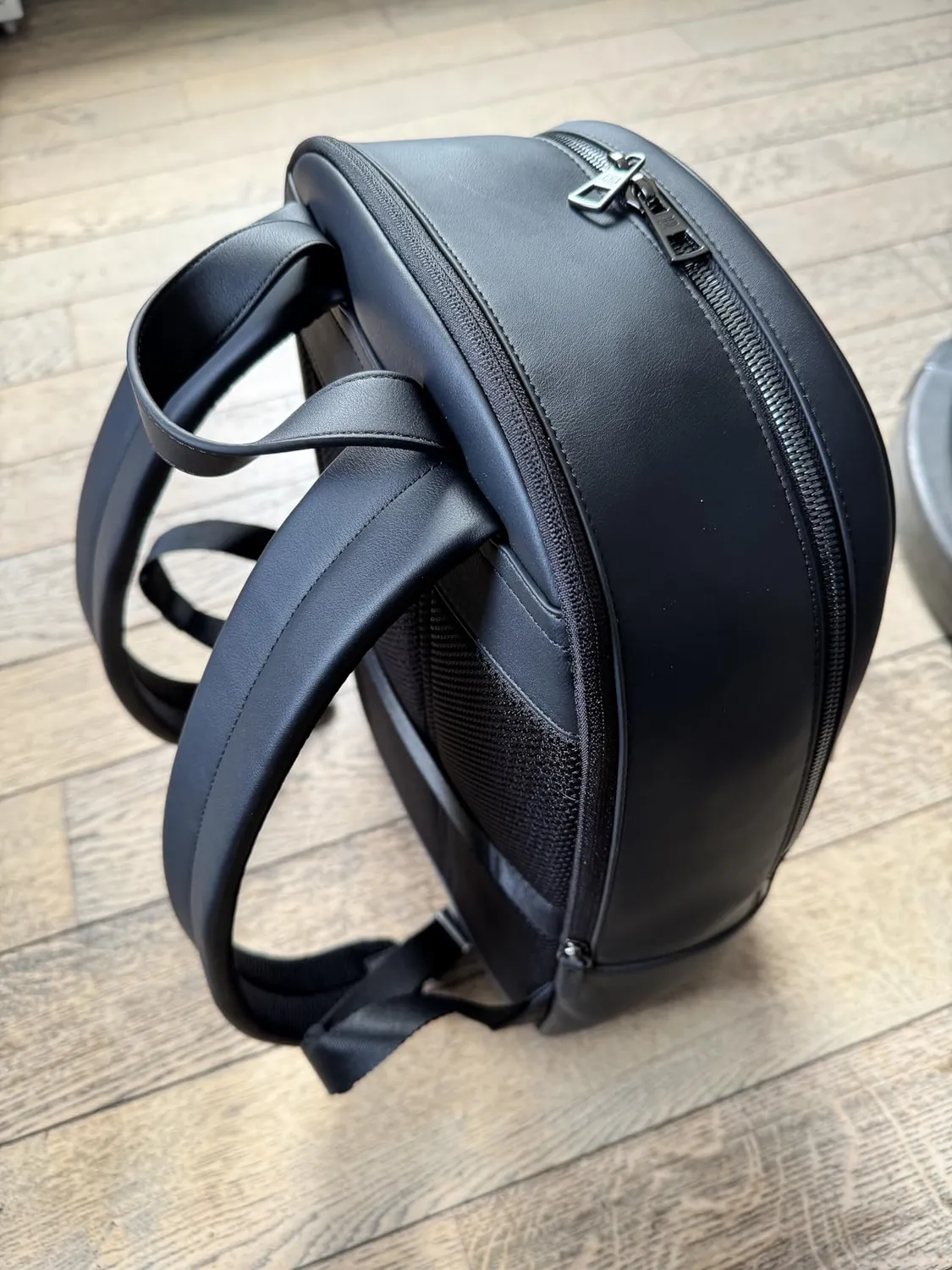 Tommy Hilfiger Woven zaino nero tasca esterna