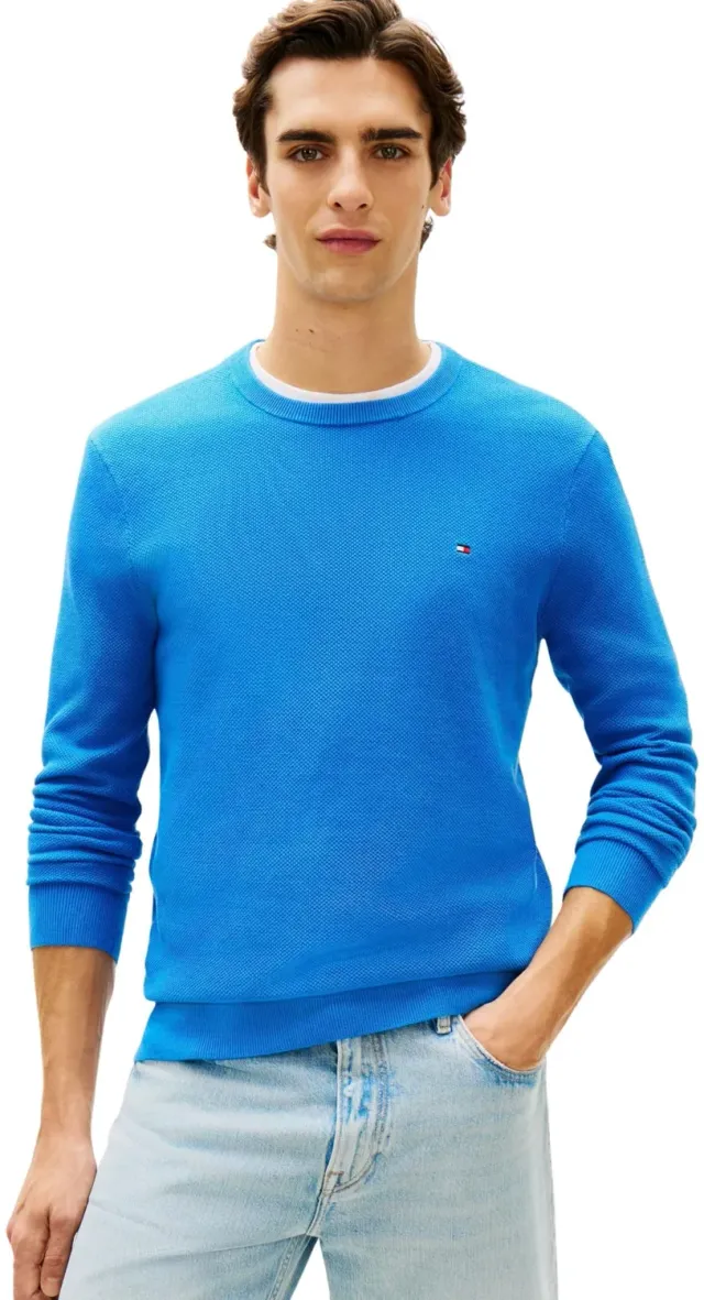 Tommy Hilfiger Essential MW0MW36347 maglione girocollo M blu