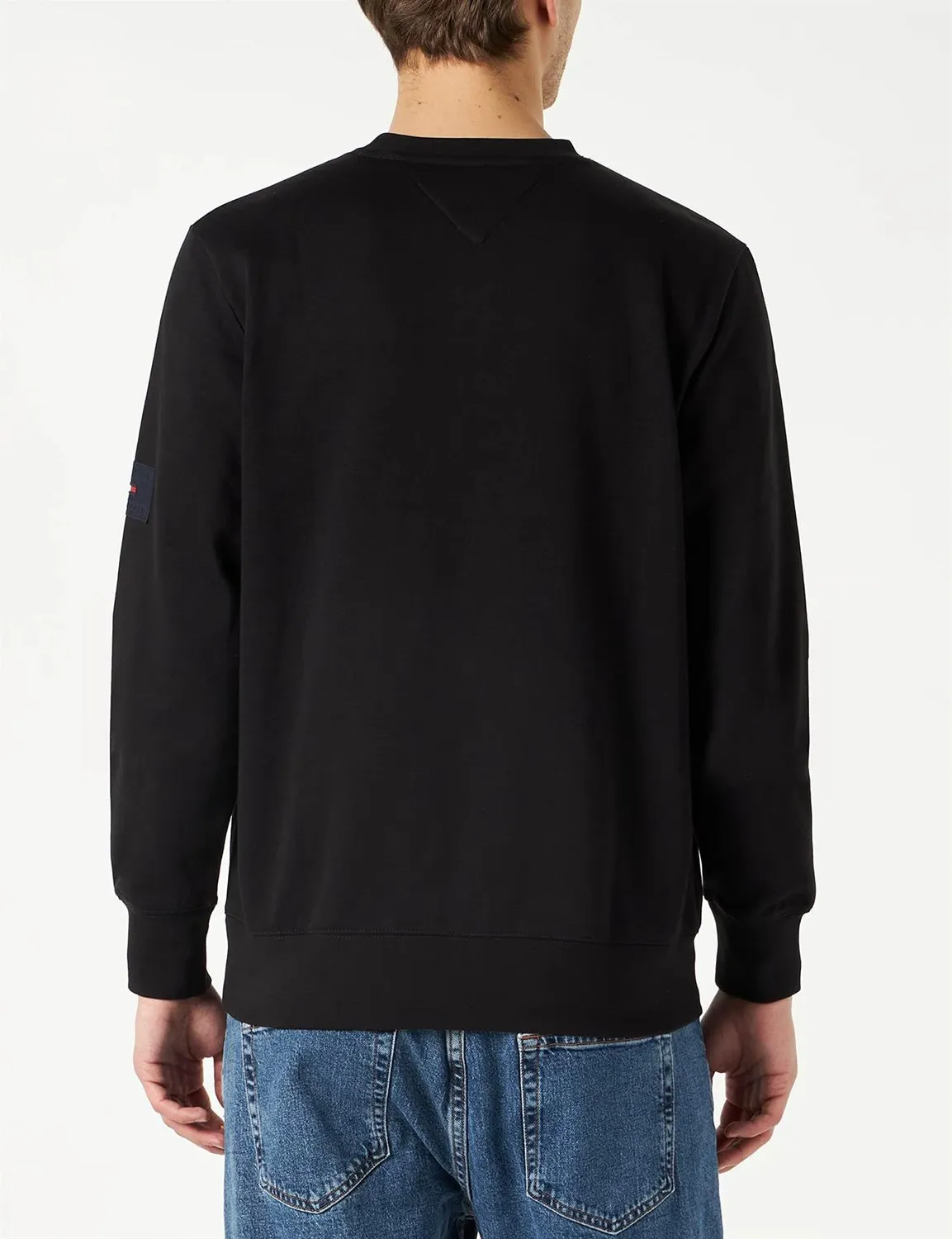 Tommy Hilfiger Badged Graphic Crewneck felpa uomo girocollo