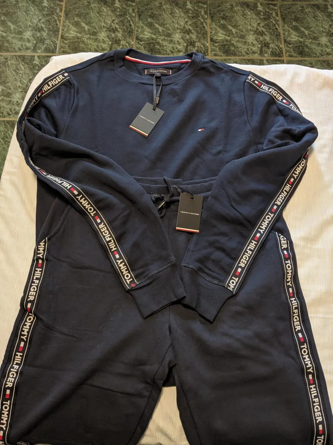 Tommy Hilfiger Adaptive UM0UM00706 joggers uomo taglia L blu