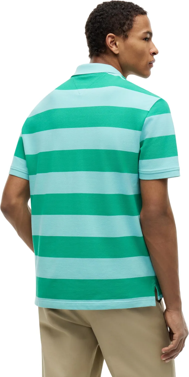 Tommy Hilfiger Block Stripe MW0MW39045 polo uomo L a righe