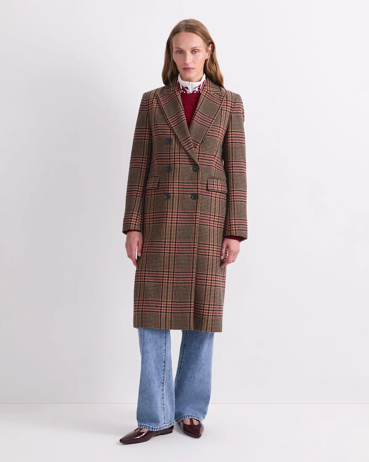 Sportscraft Gia cappotto donna lana a quadri