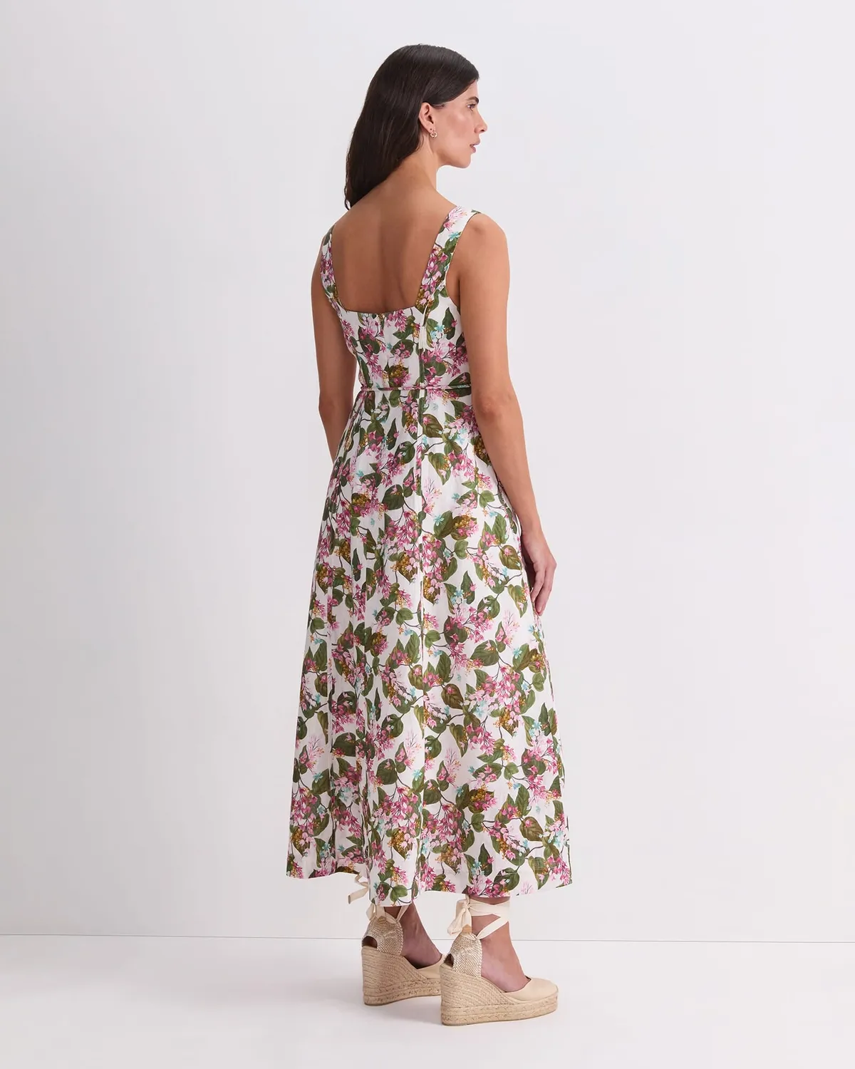 Sportscraft Osterley abito midi donna lino