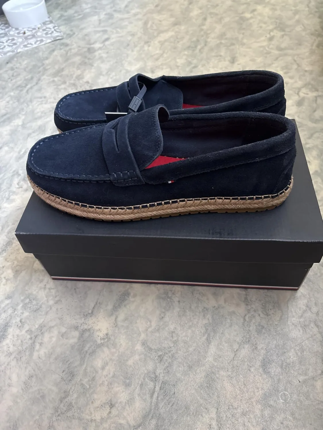 Tommy Hilfiger Flexible Sde mocassini uomo 43 blu