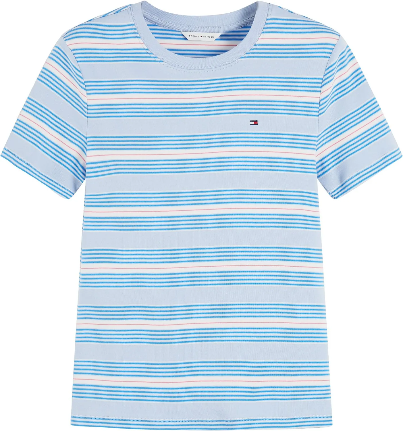 Tommy Hilfiger Slim Cody maglietta righe azzurra XXS