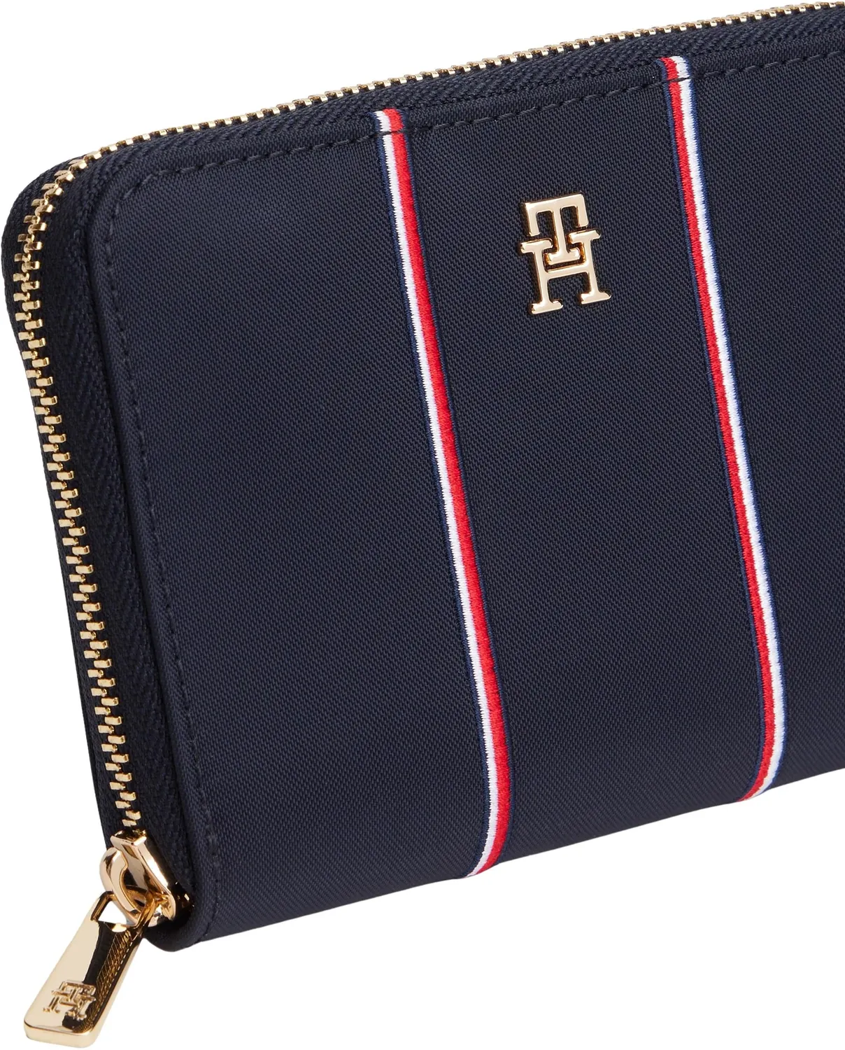 Tommy Hilfiger Icon Med Nylon Corp borsa blu con zip