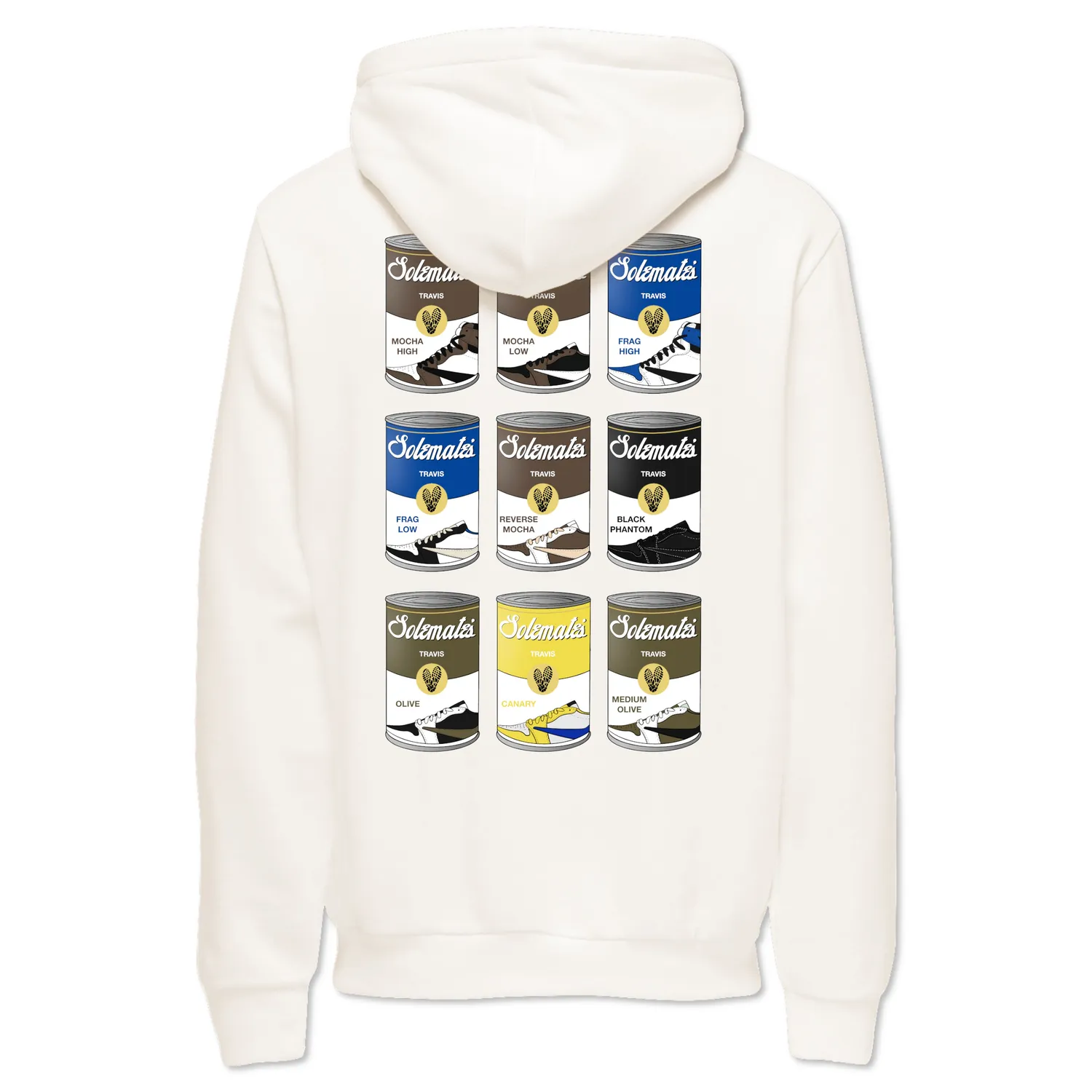 Solemate Cactus Soup felpa con cappuccio nera cotone