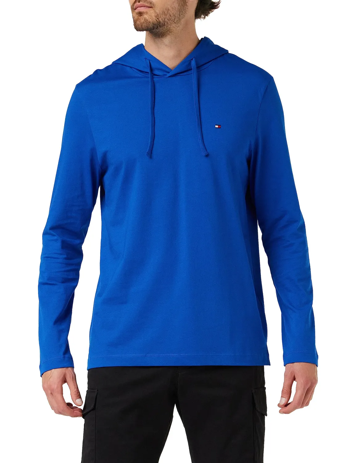 Tommy Hilfiger Felpa Uomo Cappuccio Cotone Taglia XL Manica Lunga