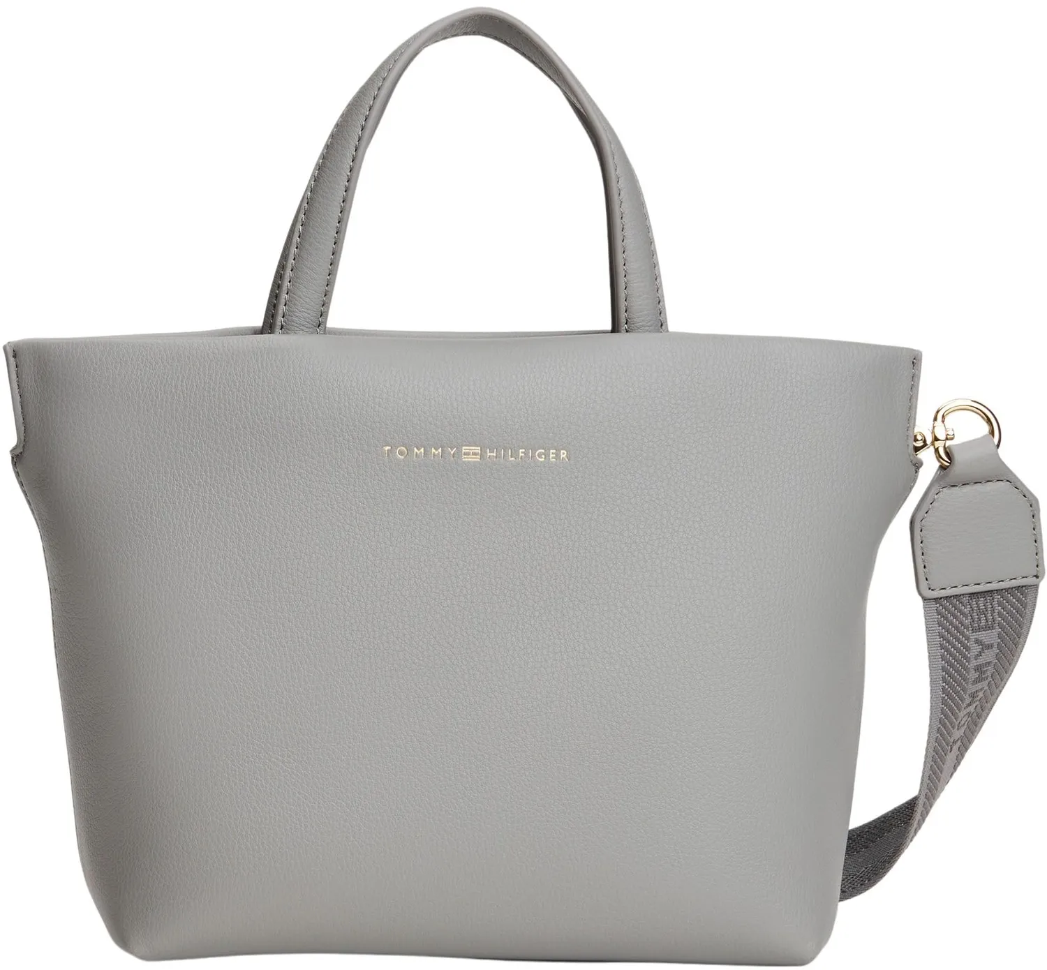 Tommy Hilfiger TH Logotape Mini Tote borsa beige Classic Beige