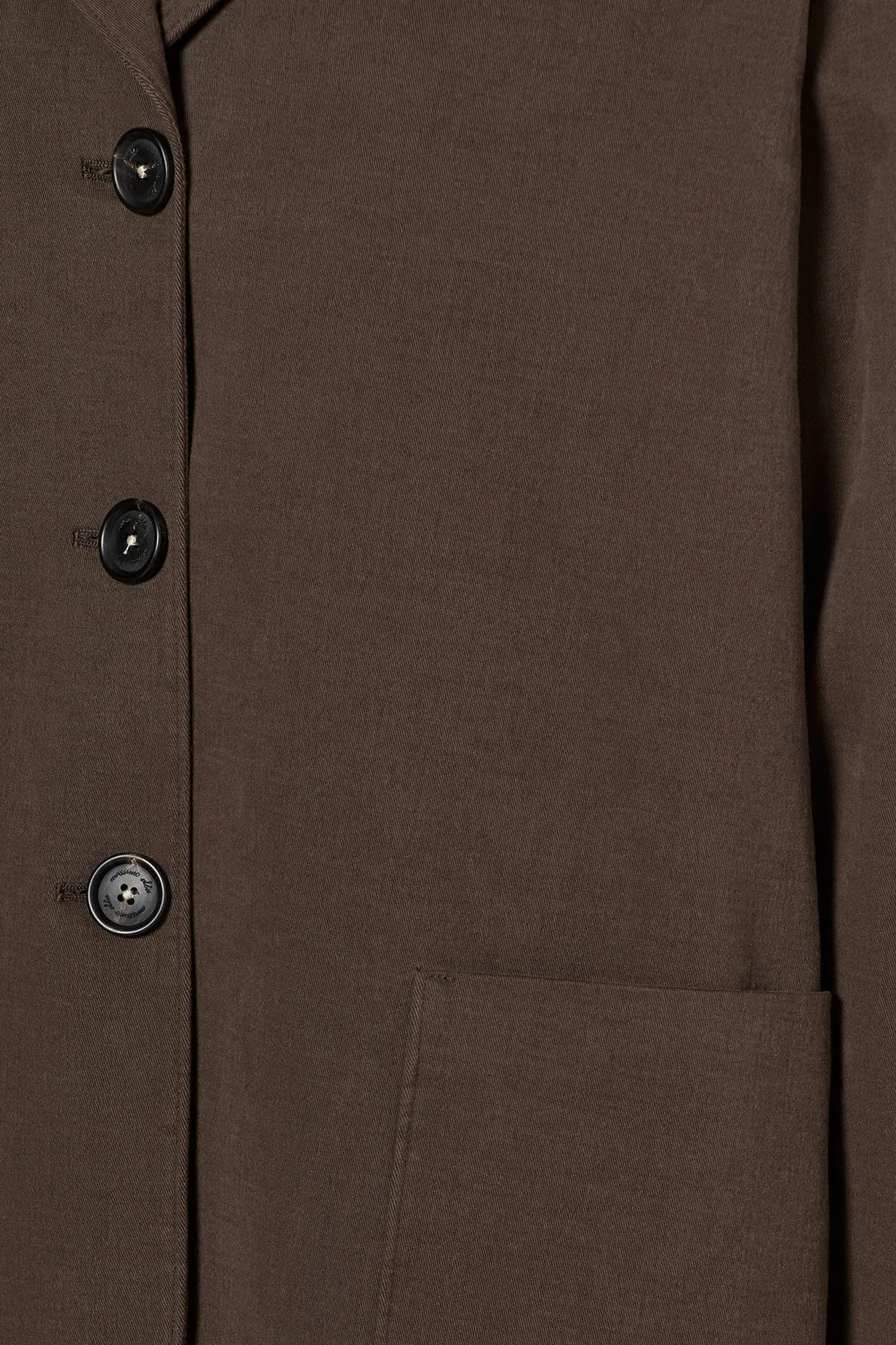 Massimo Alba Milly caban donna brown gabardine