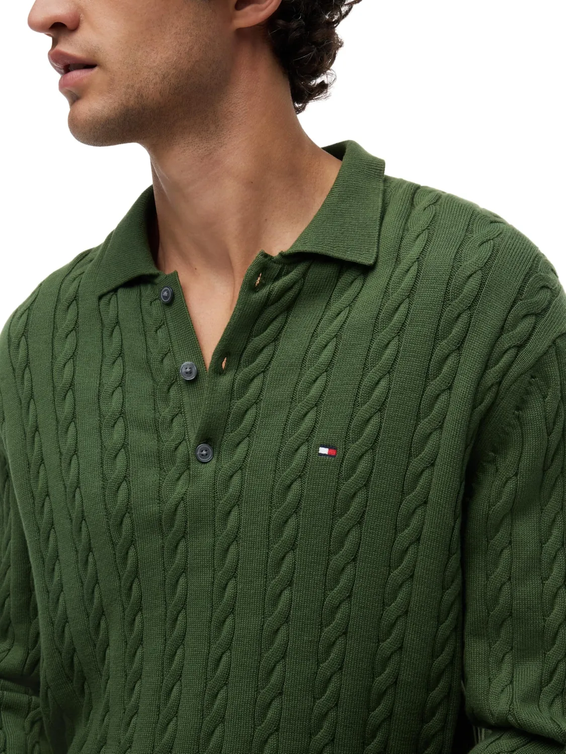 Tommy Hilfiger Classic Cotton Cable Polo M