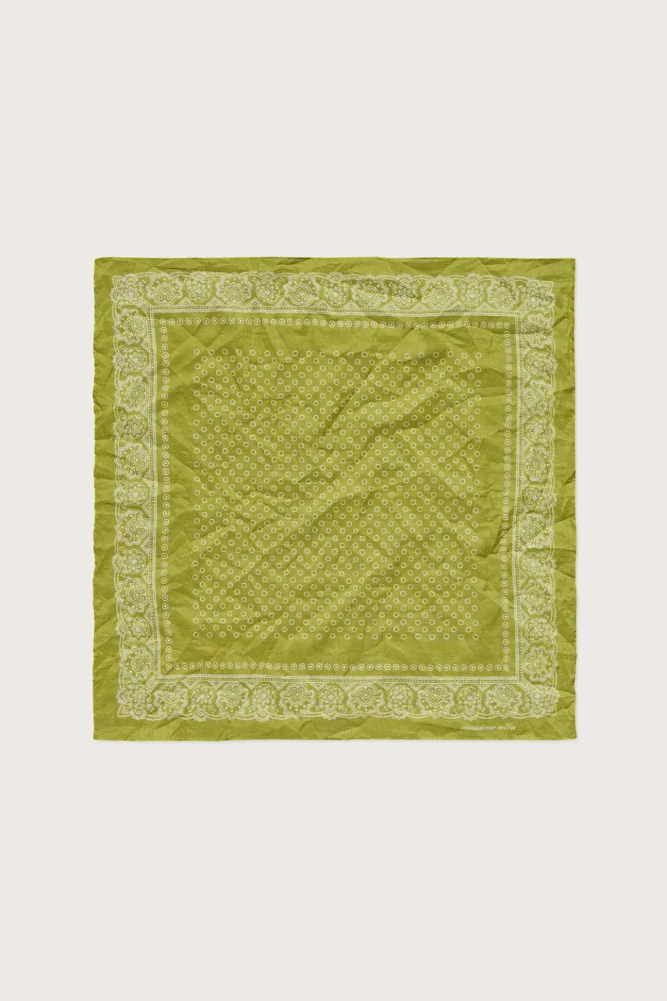 Massimo Alba Hanky1 fazzoletto verde giada bandana