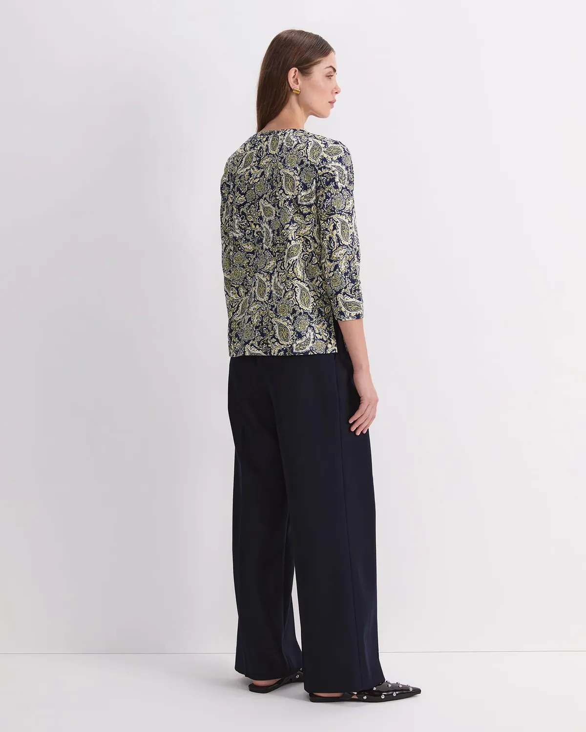 Sportscraft Paisley Mercerised Maglietta Donna Cotone
