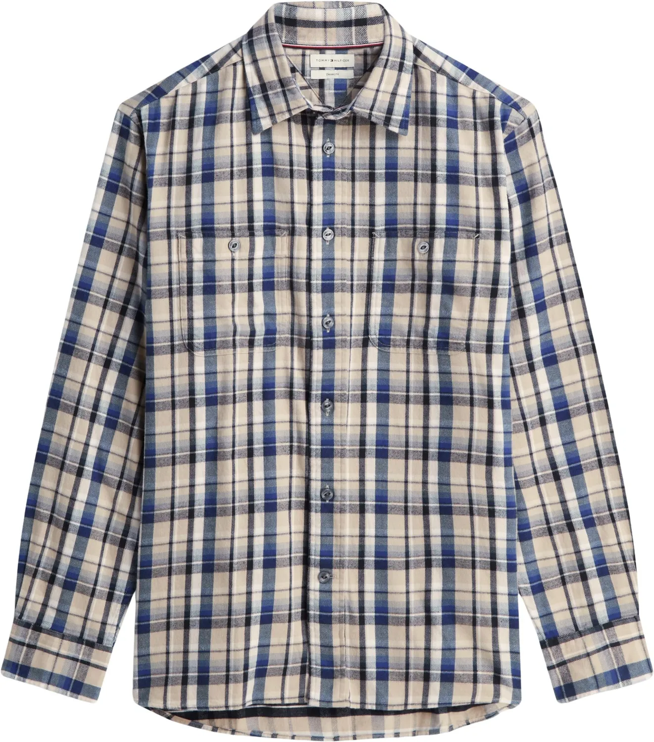 Tommy Hilfiger MW0MW44572 camicia uomo L flanella quadri