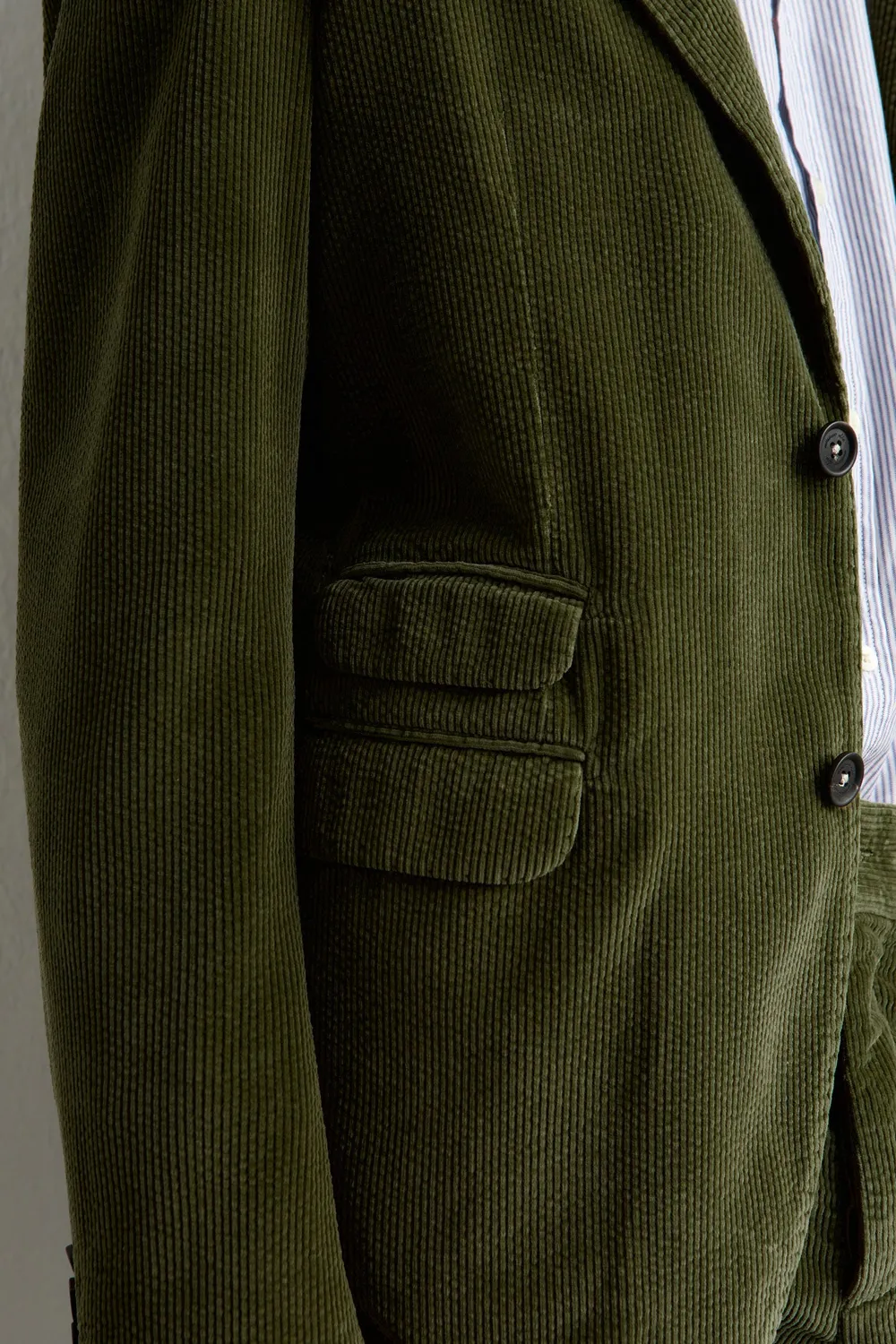 Massimo Alba Sloop abito moss green velluto