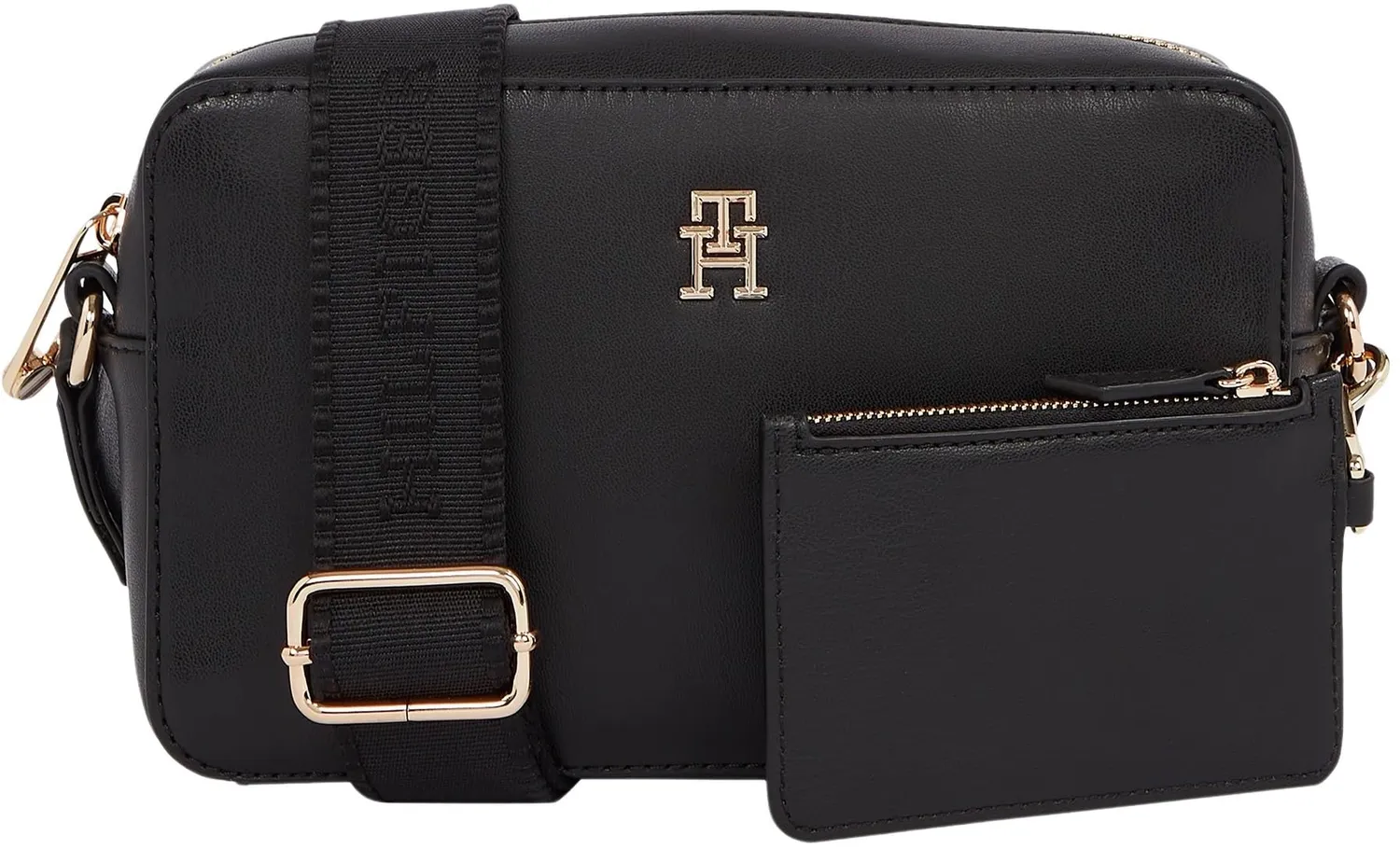 Tommy Hilfiger Monotype Camera Bag tracolla piccola beige