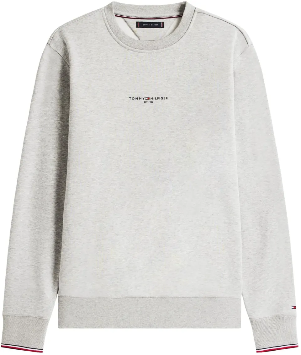 Tommy Hilfiger Tipped felpa girocollo uomo cotone
