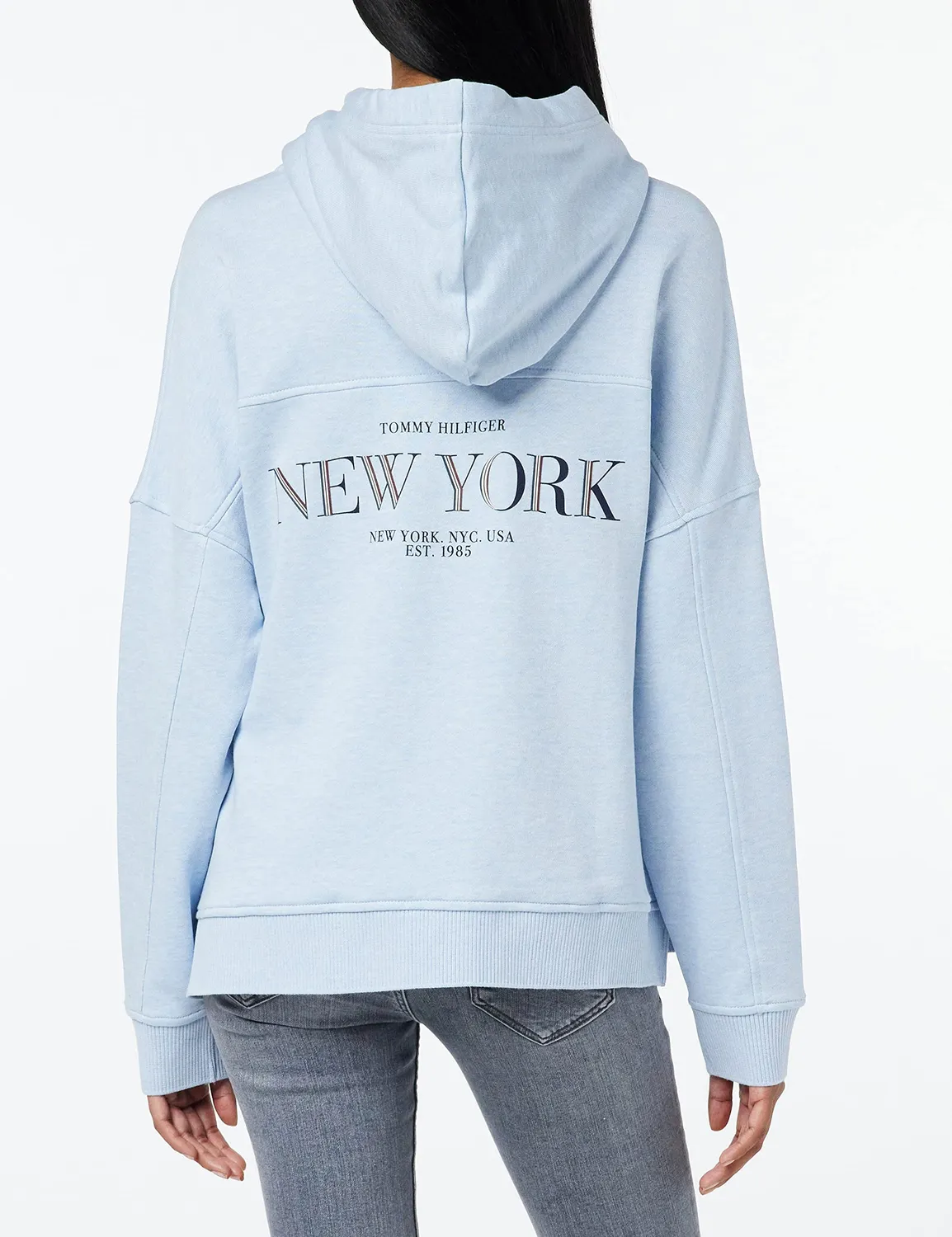 Tommy Hilfiger RLX NYC Roundall WW0WW37570 Felpa Donna Cappuccio