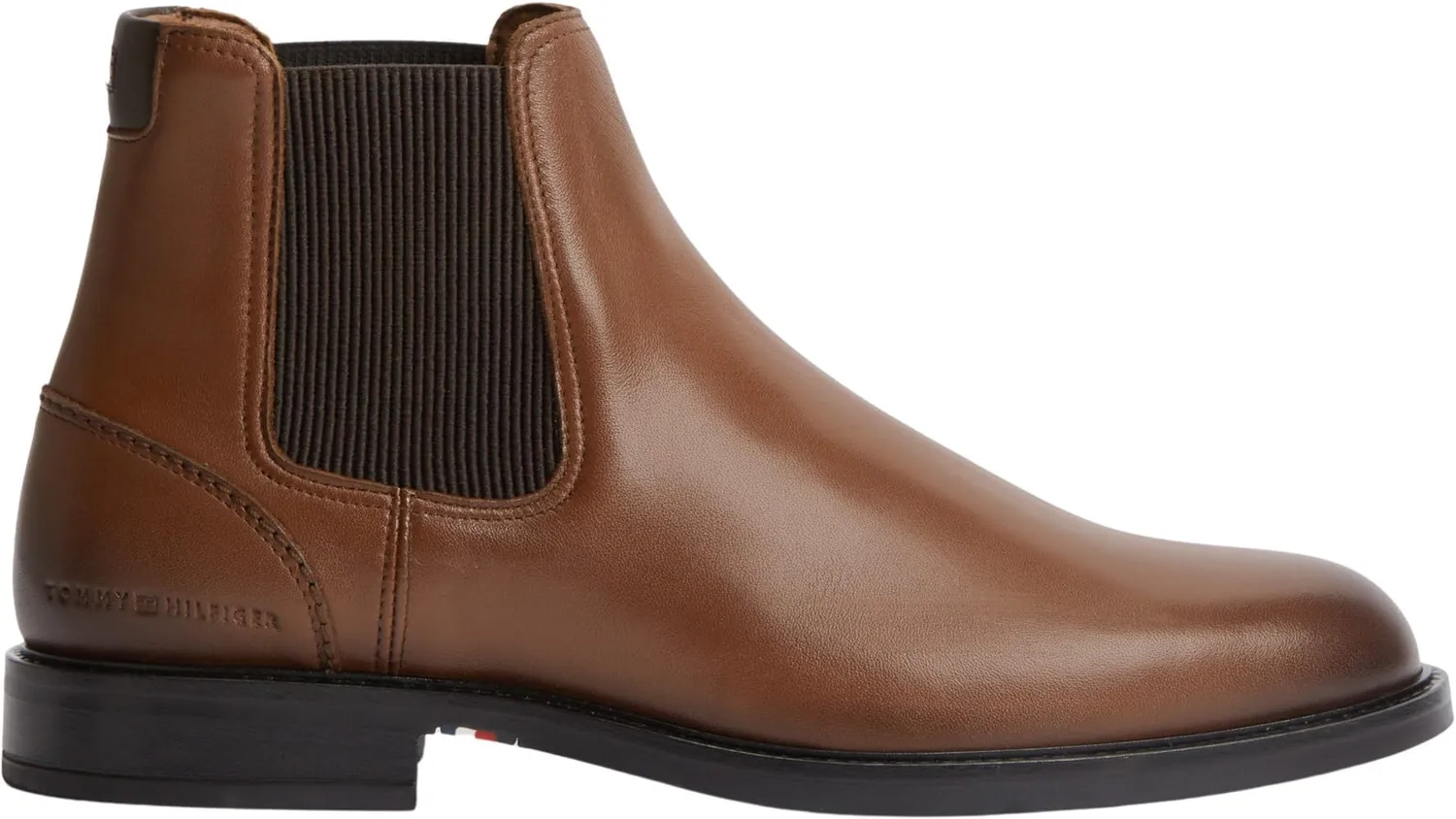 Tommy Hilfiger FM0FM05935 stivali Chelsea uomo 44.5 cognac