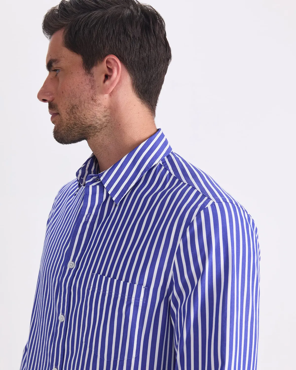 Sportscraft Ryan Stripe Long Sleeve Shirt camicia righe cotone