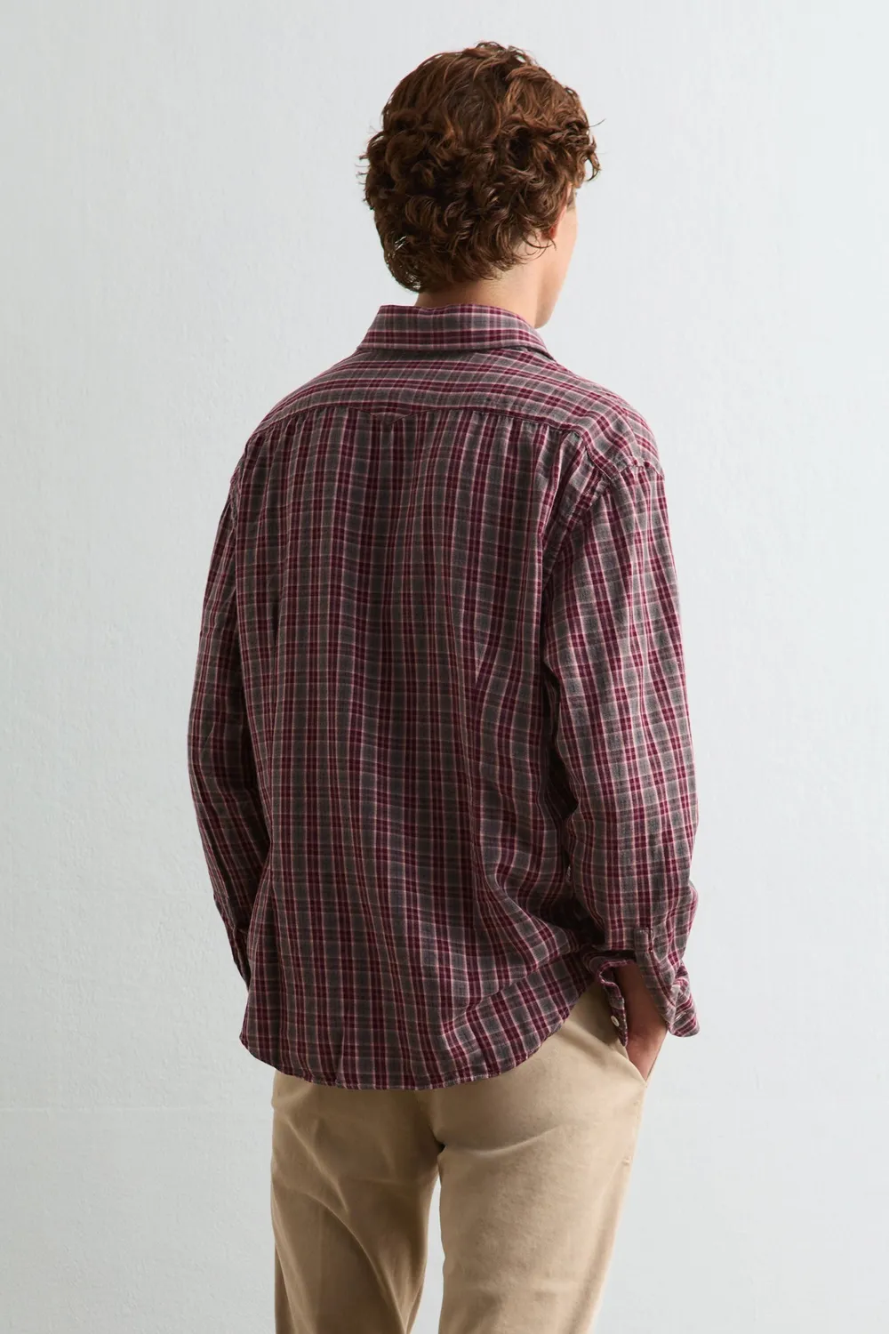 Massimo Alba Boxy camicia rosa cotone uomo