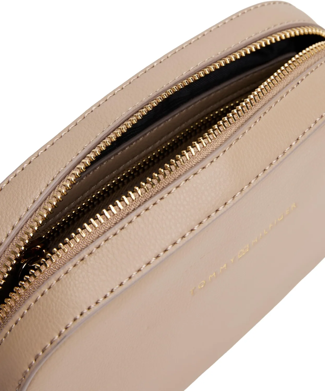 Tommy Hilfiger Logotape camera bag piccola beige taupe