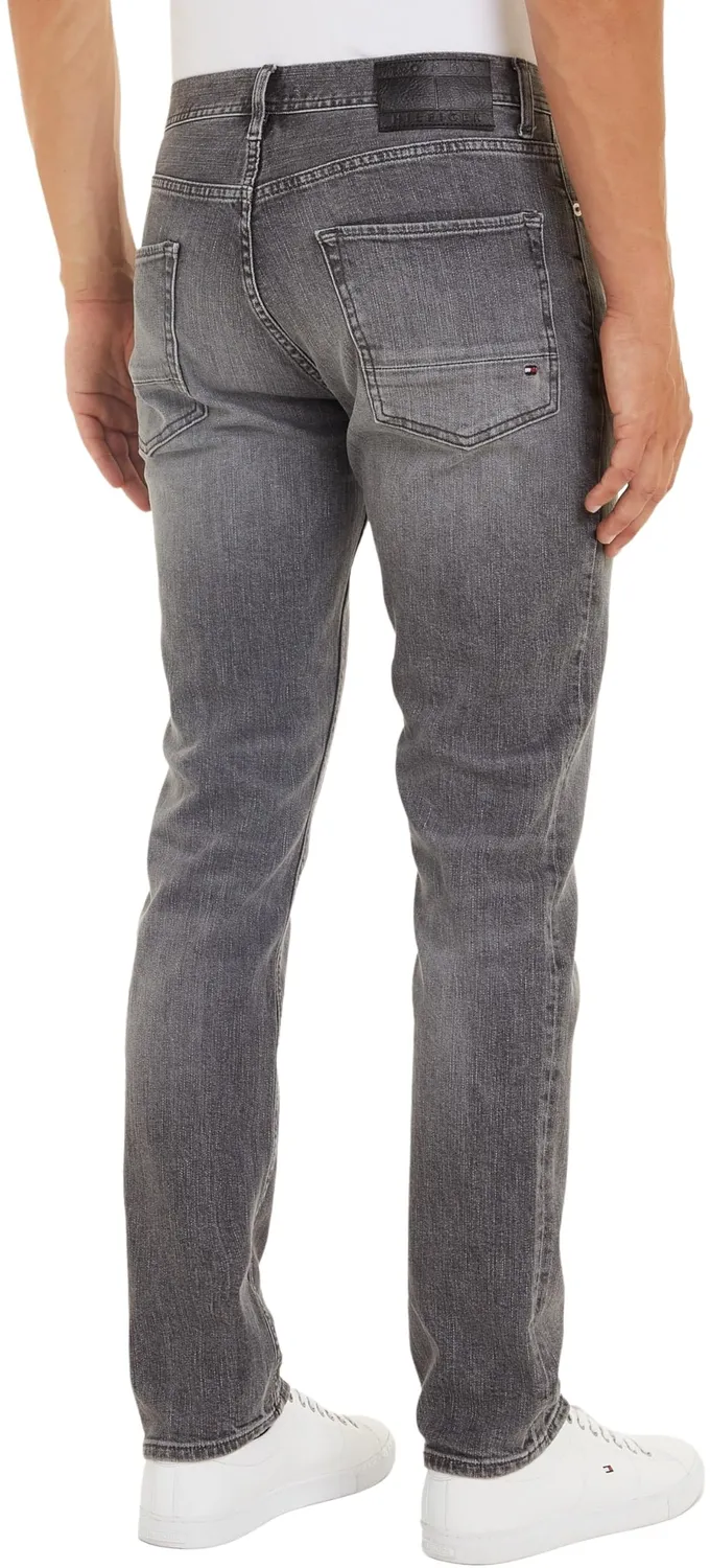 Tommy Hilfiger Denton jeans dritti uomo grigio elasticizzato