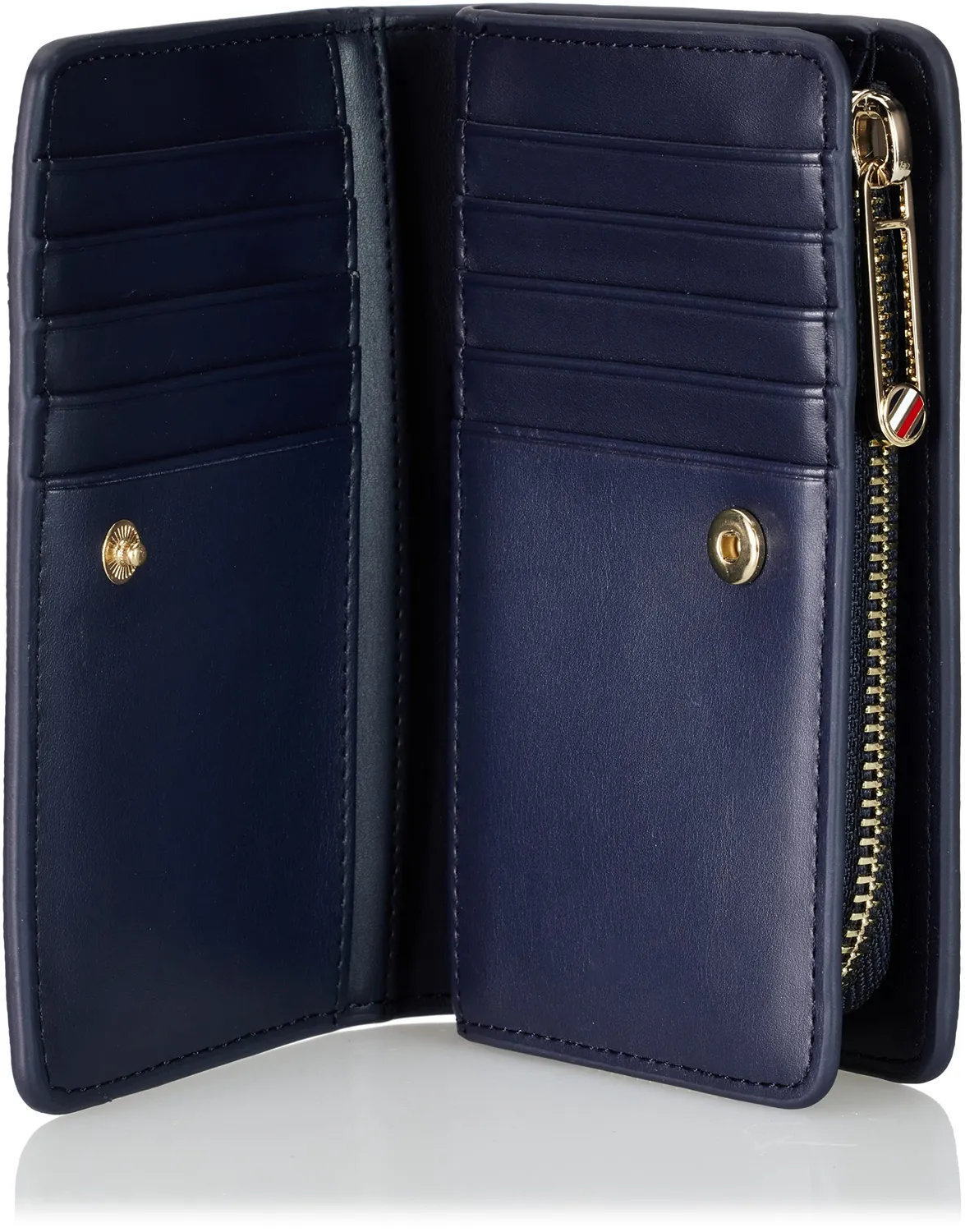 Tommy Hilfiger TH Timeless Med Bi Fold Grande portafoglio donna blu PU