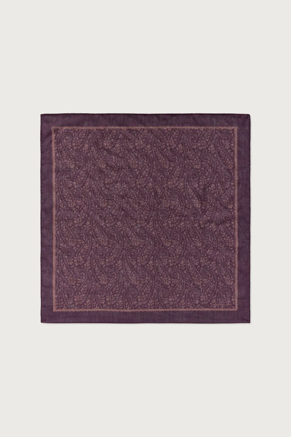 Massimo Alba Bandana foulard seta Tibetan Red 70x70