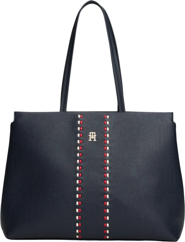 Tommy Hilfiger Th Timeless Tote Borsa Donna blu
