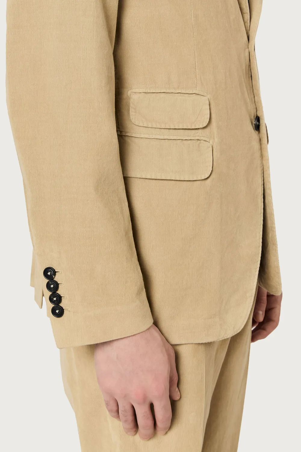 Massimo Alba Sloop completo velluto desert cotone