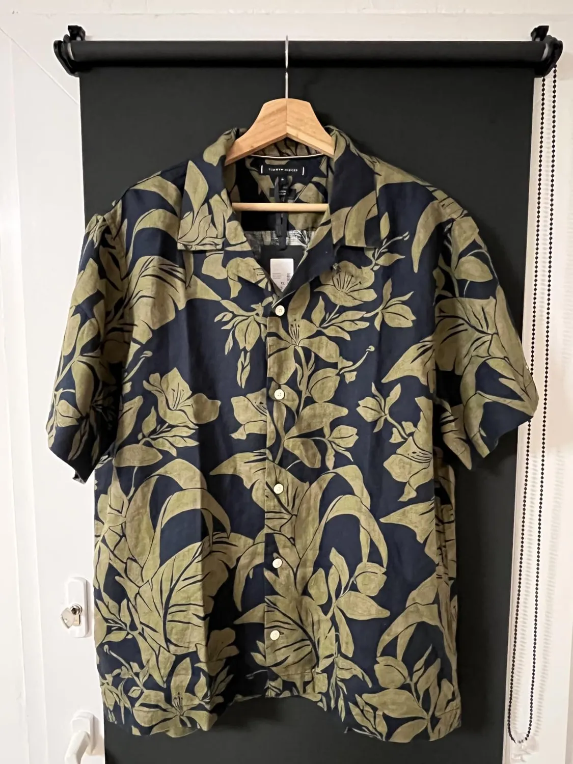 Tommy Hilfiger Linen Floral MW0MW42403 camicia lino L