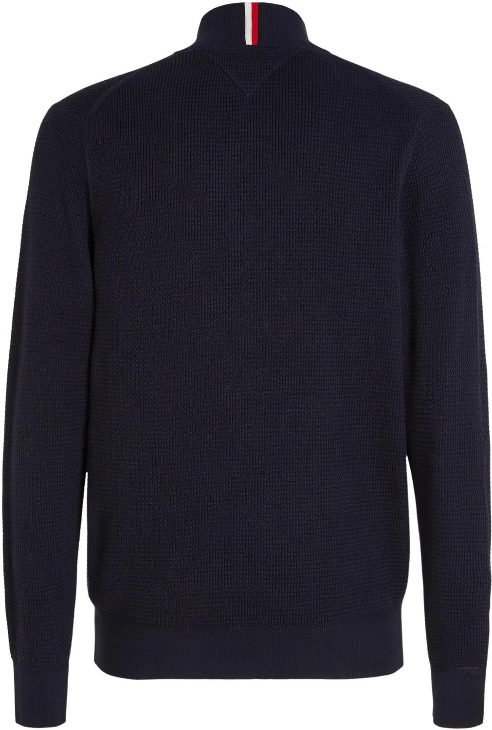 Tommy Hilfiger Refined Structure Zip Thru felpa uomo cotone bio