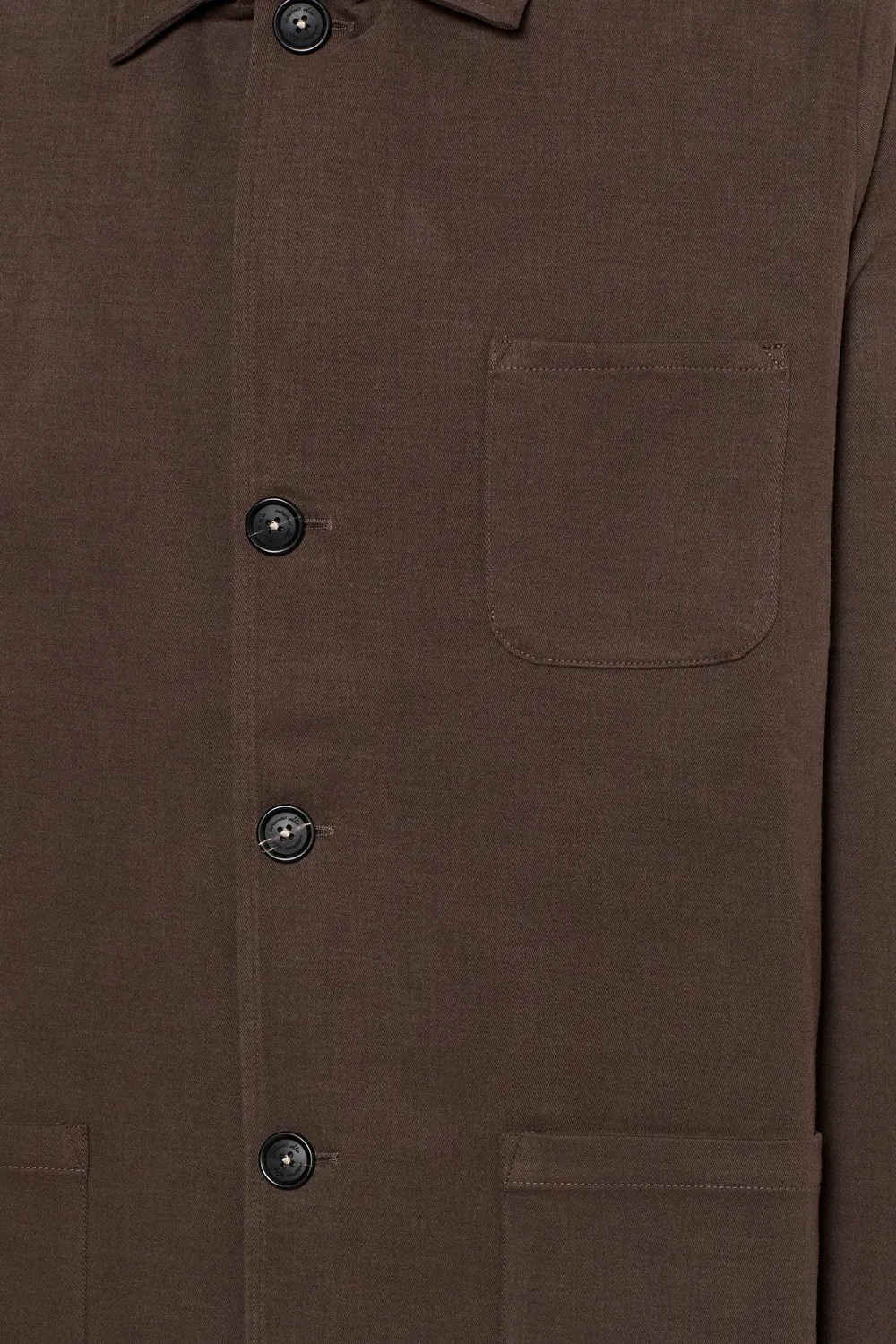 Massimo Alba Florida giacca camicia marrone cotone