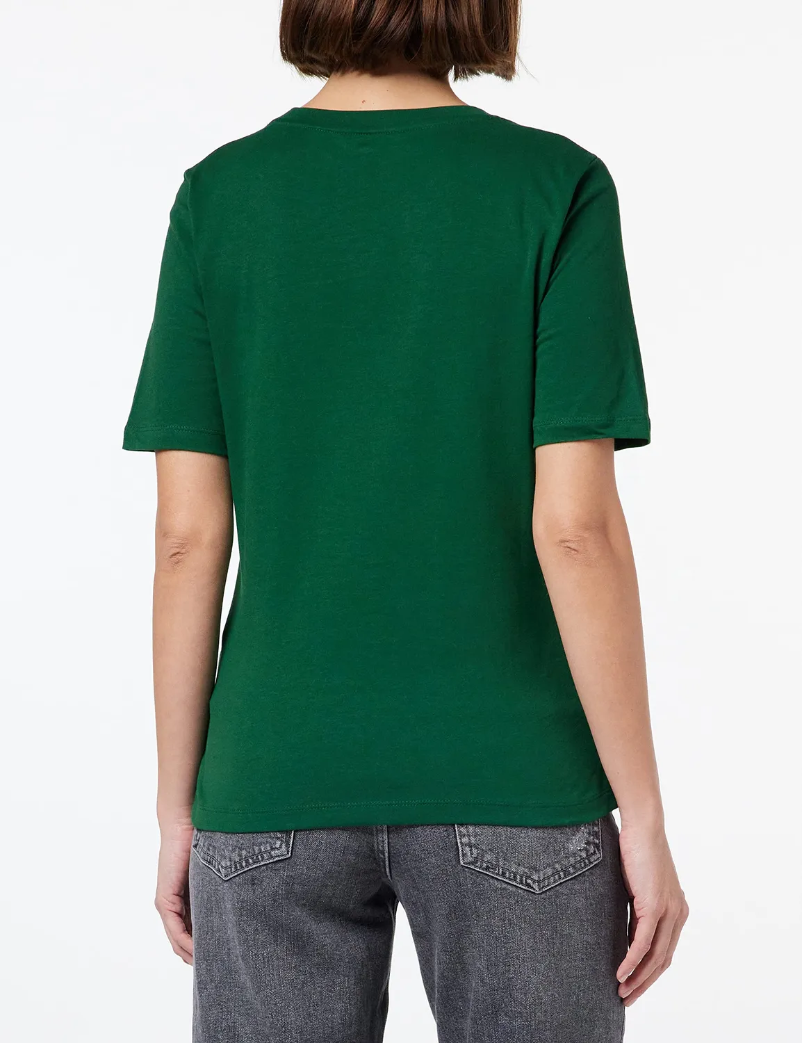 Tommy Hilfiger WW0WW37351 t-shirt donna in cotone spazzolato
