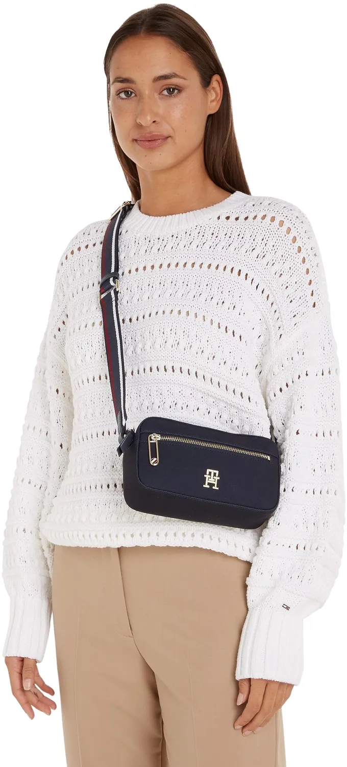 Tommy Hilfiger Iconic Camera Bag Twill borsa tracolla space blue