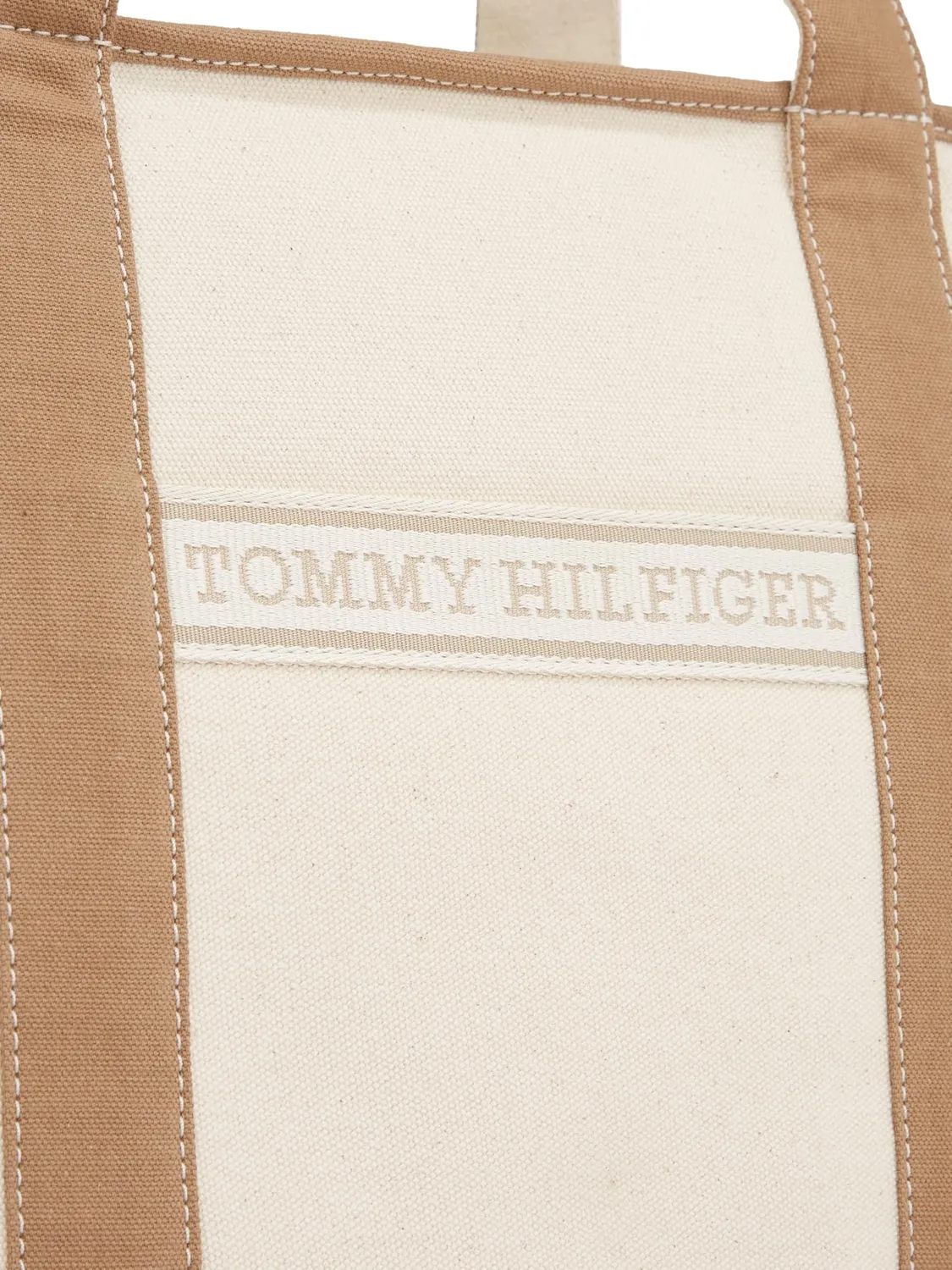 Tommy Hilfiger Summer Canvas tote donna kaki tela