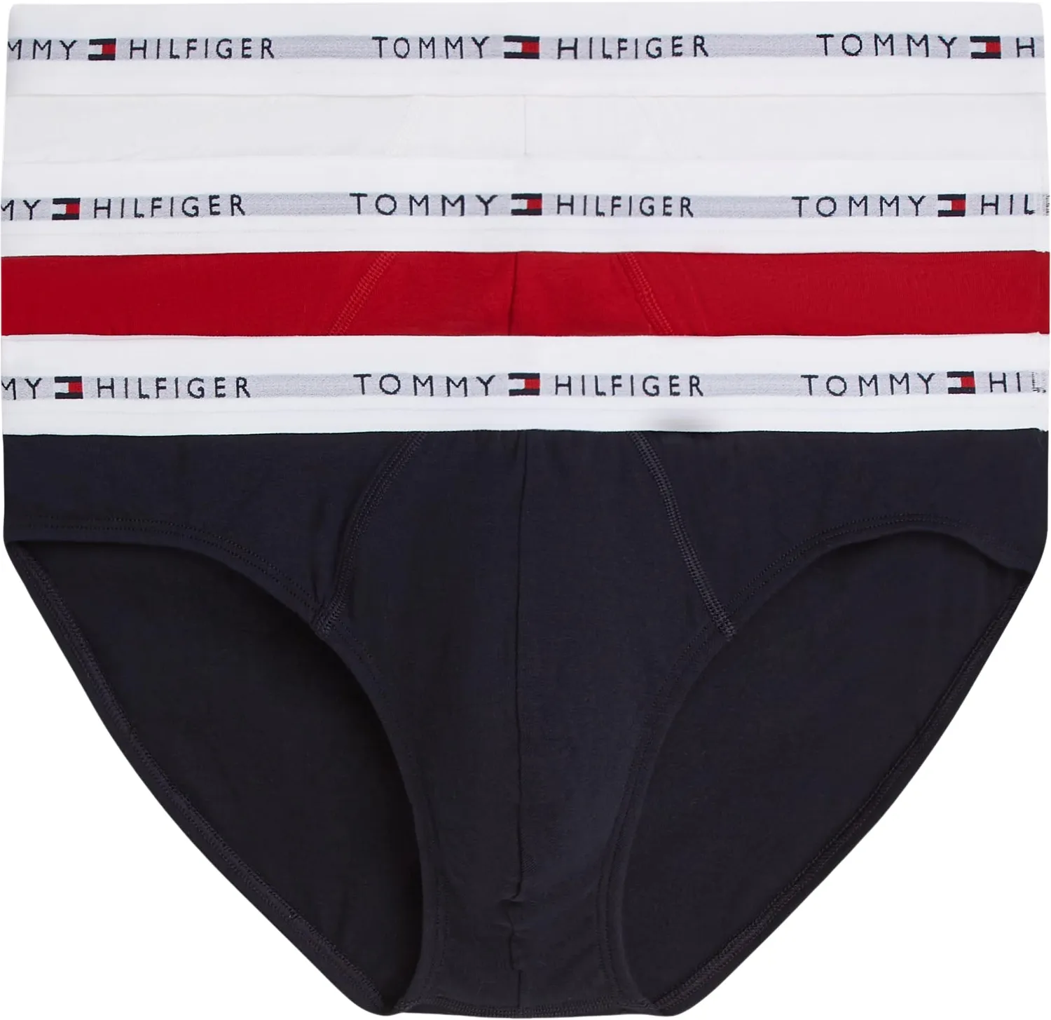 Tommy Hilfiger Brief slip uomo cotone pacco 3 pezzi