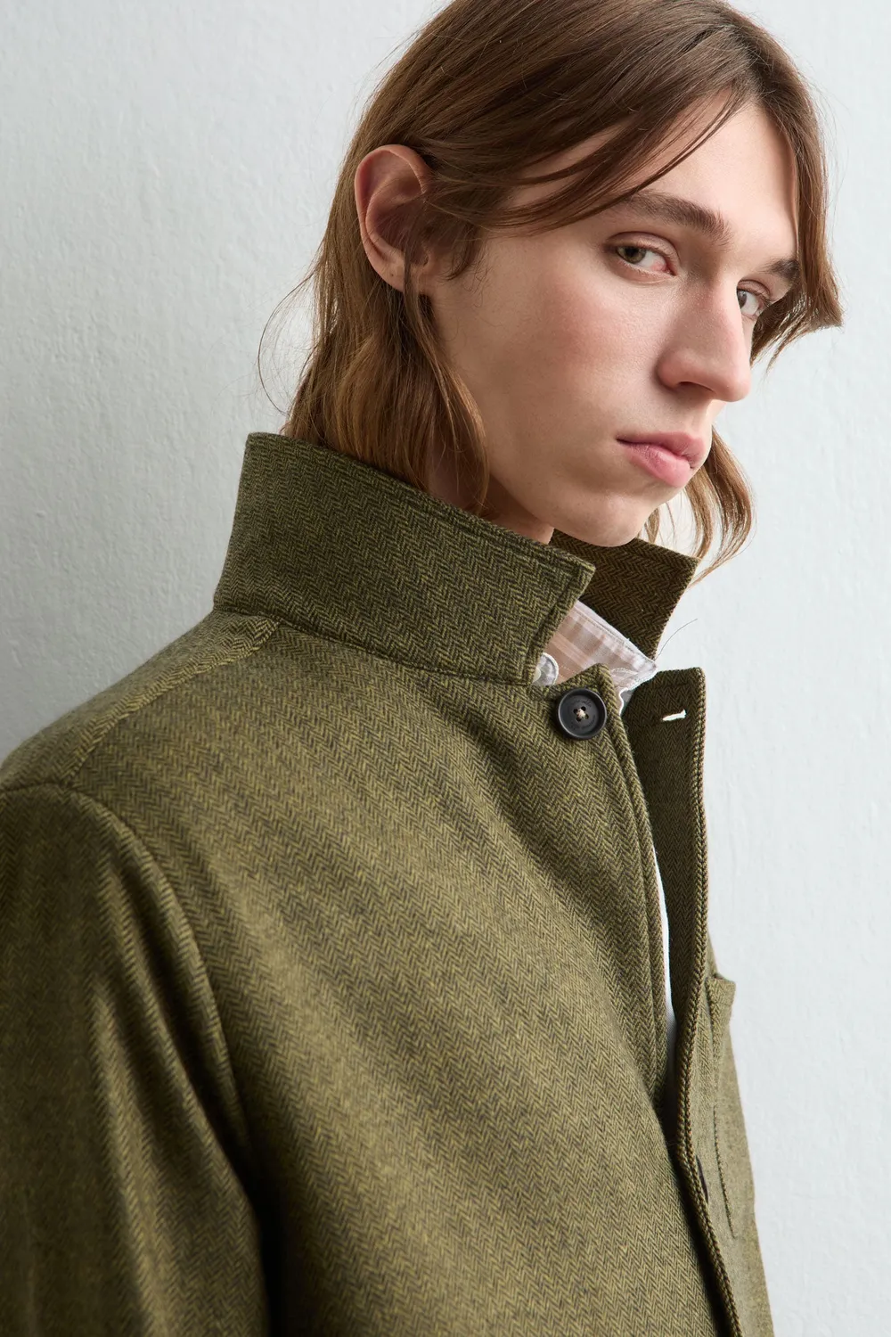 Massimo Alba Florida giacca uomo military lana cashmere
