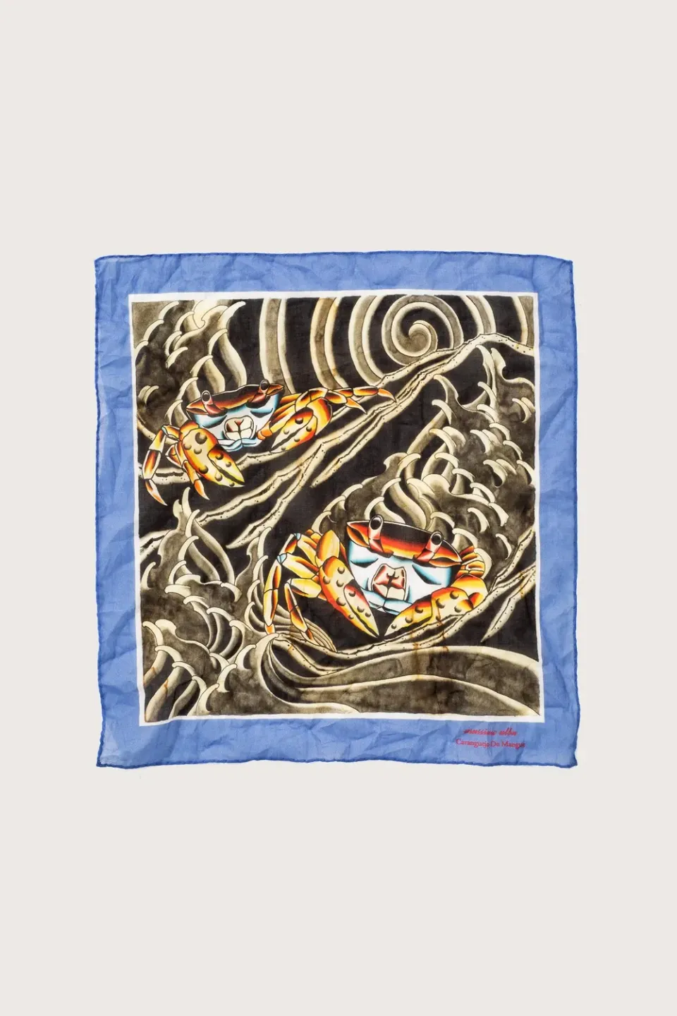 Massimo Alba Hanky1 fazzoletto Fiordaliso unisex tattoo