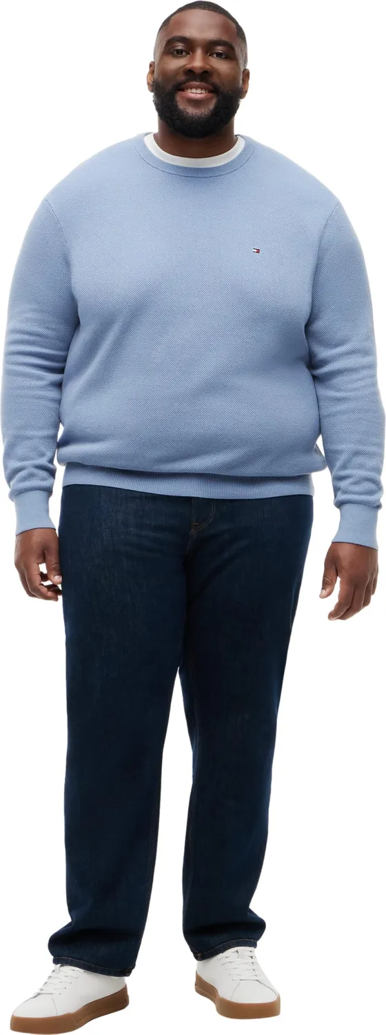 Tommy Hilfiger Essential maglione uomo blu girocollo 3XL Plus