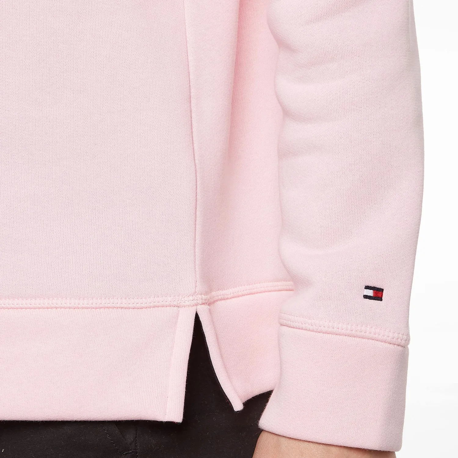 Tommy Hilfiger Felpa Donna con Cappuccio Rosa Pastel Pink XS