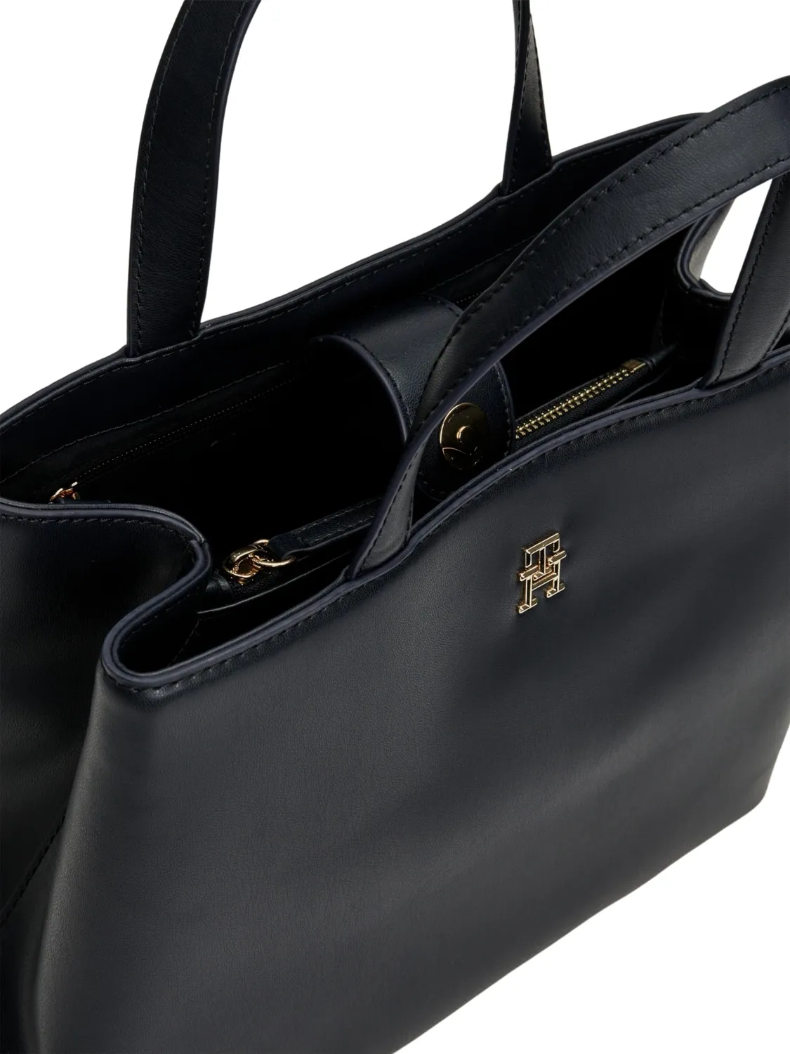 Tommy Hilfiger Spring Chic Satchel borsa secchiello blu
