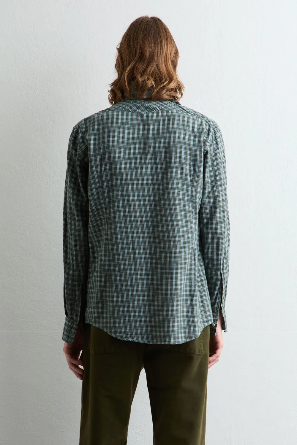 Massimo Alba Arizona camicia uomo air blue cotone