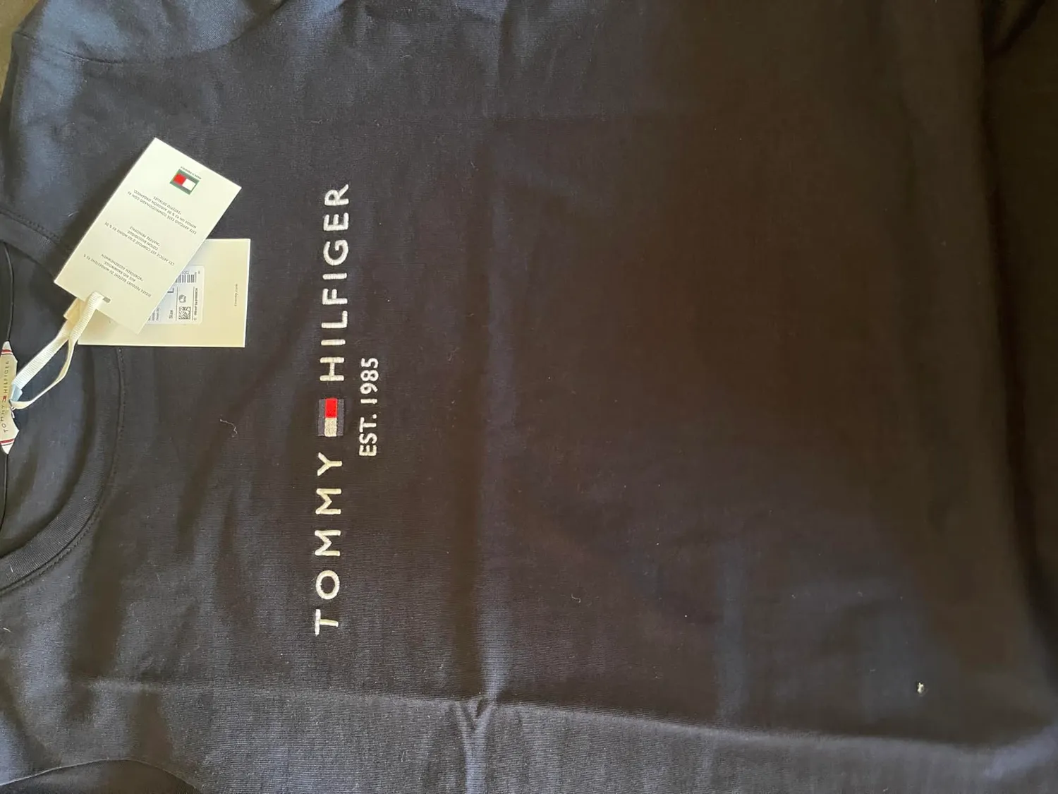 Tommy Hilfiger New Crew Neck Tee T-shirt Donna Slim