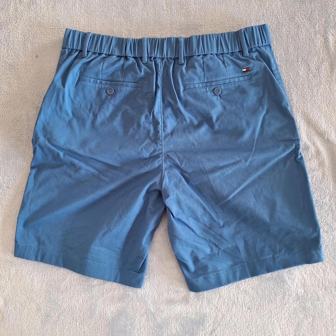 Tommy Hilfiger Harlem MW0MW42294 shorts chino uomo cotone blu