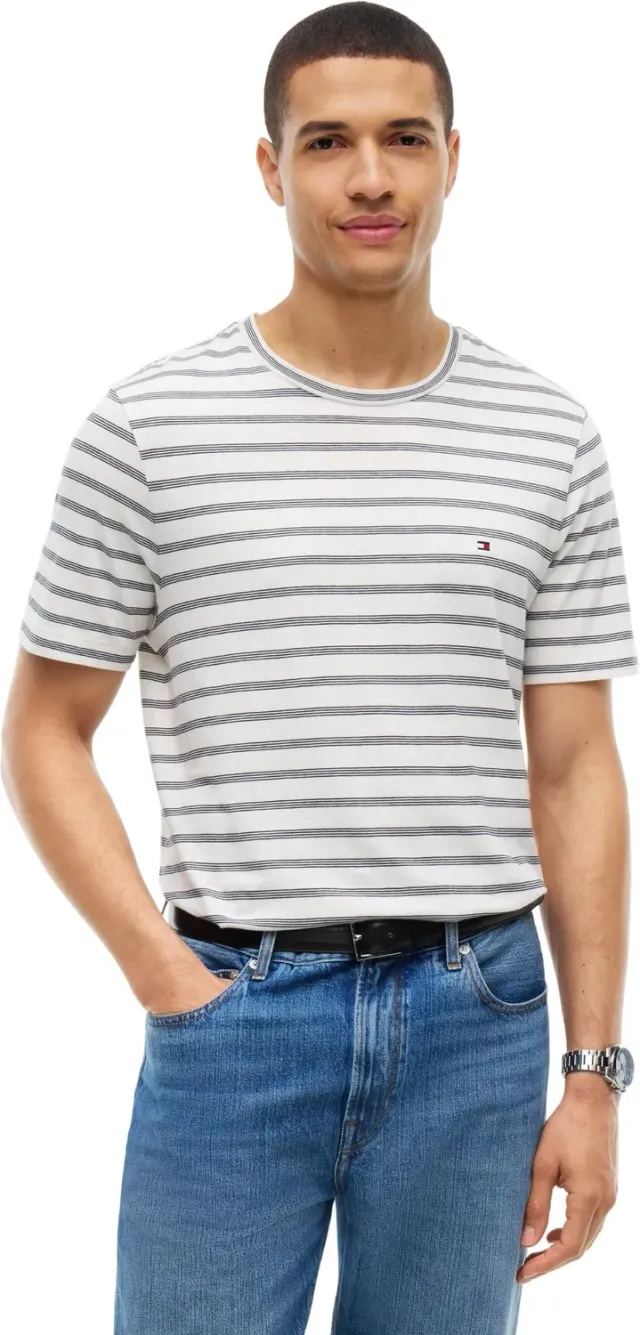 Tommy Hilfiger MW0MW40923 t-shirt uomo XL righe blu