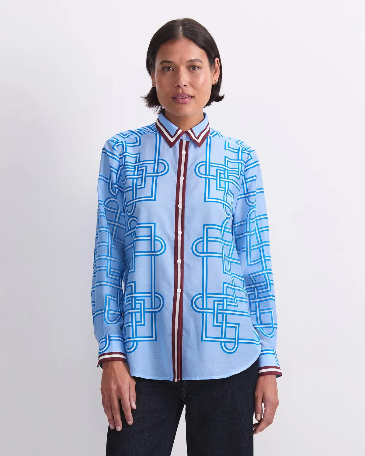 Sportscraft Rhodes camicia cotone seta manica lunga