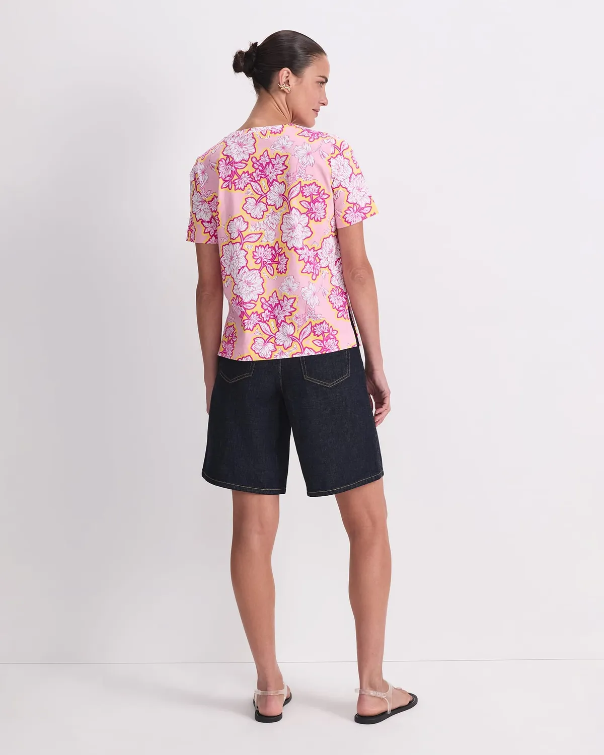 Sportscraft Fleur Mercerised t-shirt floreale
