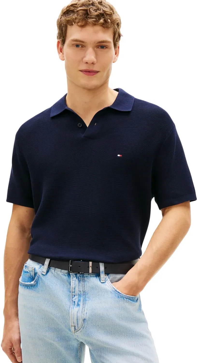 Tommy Hilfiger Cool Touch MW0MW42795 polo uomo nera